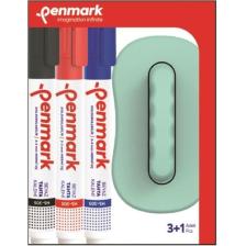 Penmark Beyaz Tahta Kalemi 3 Lü Set+Silgi