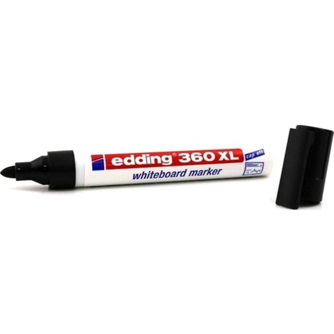 Edding Yazı Tahtası Kalemi - 1 Adet Siyah, 1,5-3 mm Yuvarlak Uç, Hızlı Kuruyan ve Işığa Dayanıklı Mürekkep, Desensiz