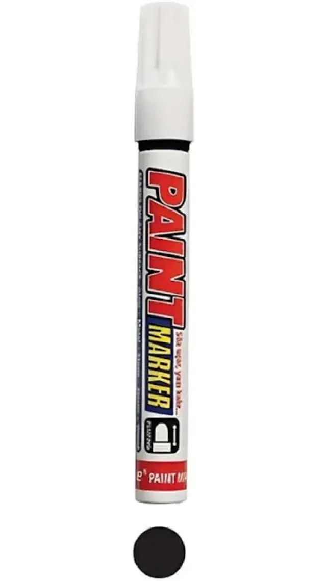 Mercure Paint Marker Silinmez Yazı Kalemi  Siyah 1 Adet