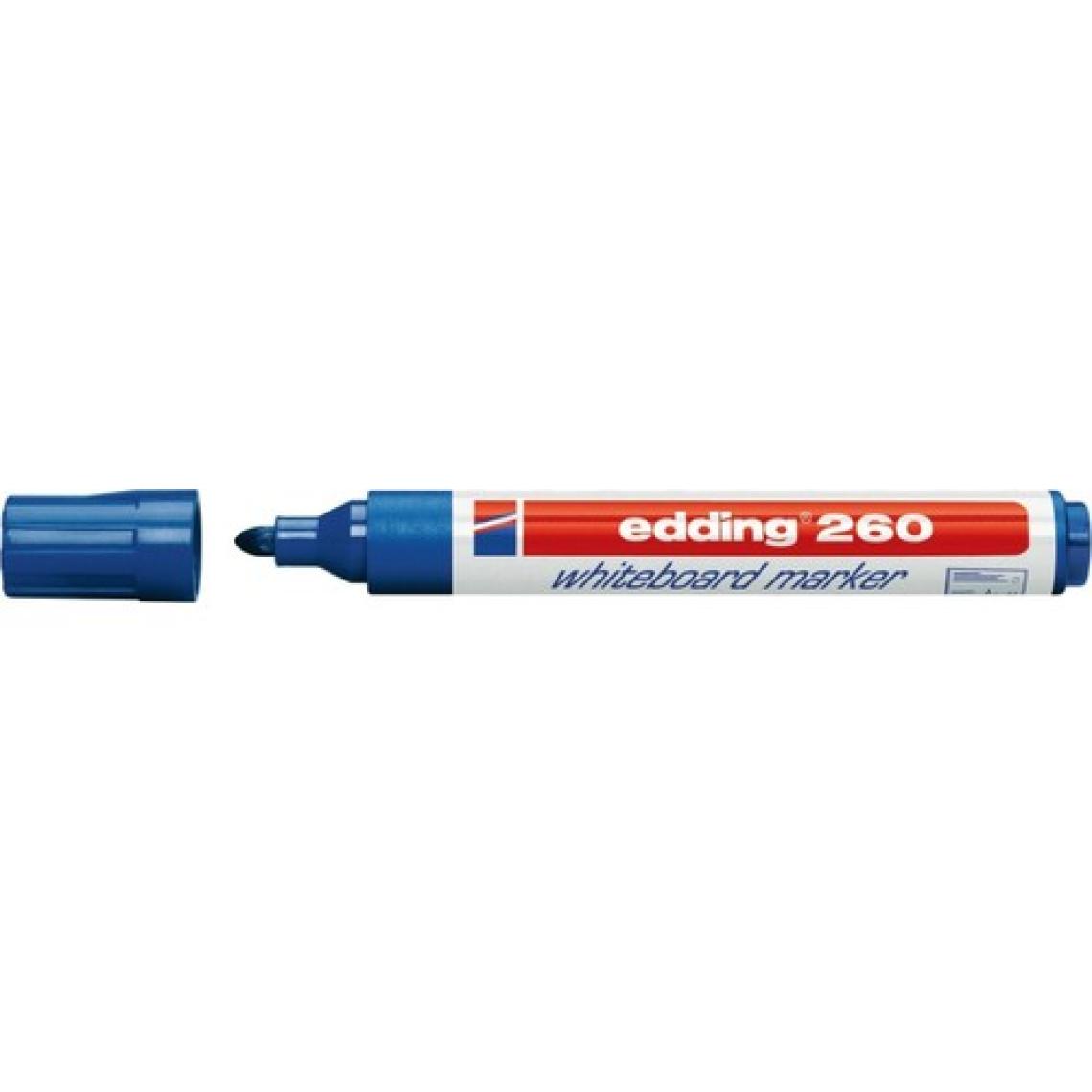 Edding 260 Silinebilir Yazı Tahtası Kalemi 4'lü + 2'li Tahta Silgisi