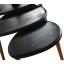 Faw Decor Doğal Ahşap Zigon Sehpa 3'lü Set, Modern Masif Yan Sehpa