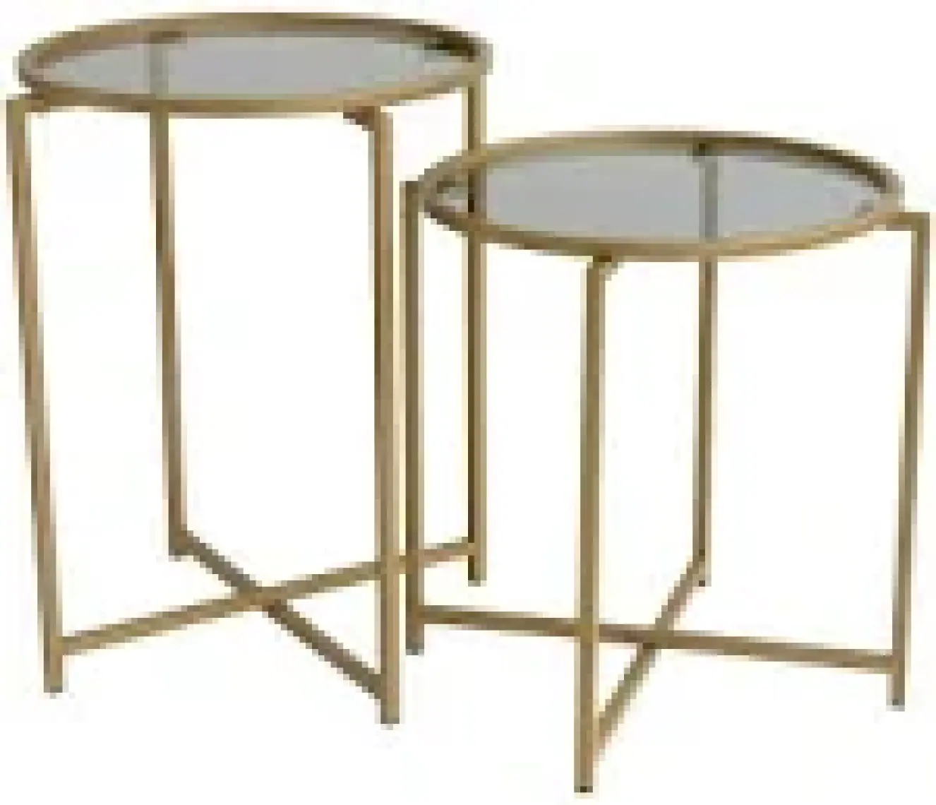 Neostill - Gold Metal 2'li Yan Sehpa S406