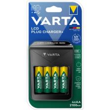 VARTA LCD Plug Şarj Cihazı +4 adet 2100mAh AA Şarj Edilebilir Pil