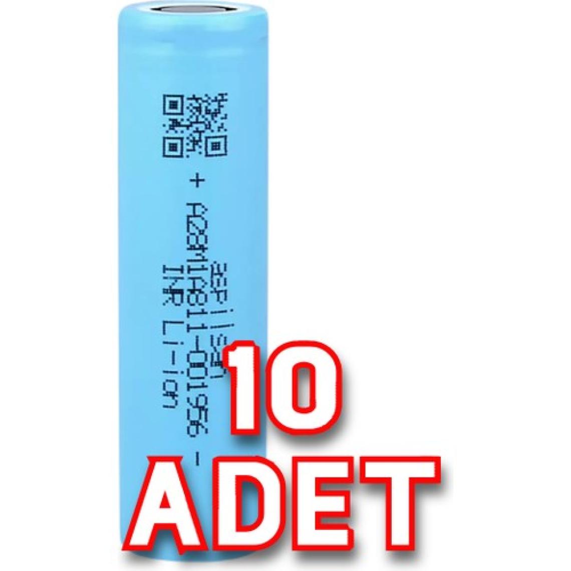 Aspilsan 10 Adet Aspilsan 2900 Mah Li Ion Şarjlı Pil