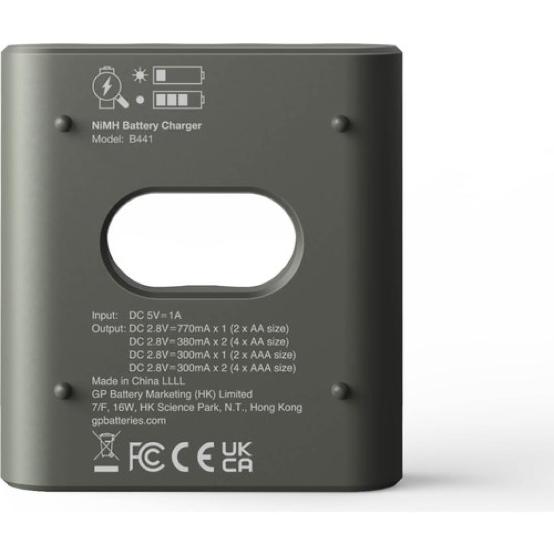 GP Batteries B441 USB Pil Şarj Cihazı Pilsiz Model 4 Kanallı Aa - Aaa