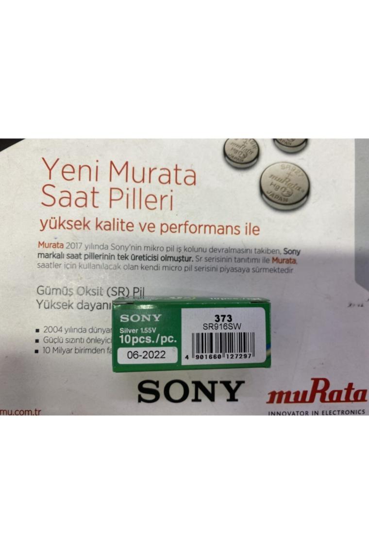 Murata Murata-Sony 373 SR916SW 1,55V Saat Pili