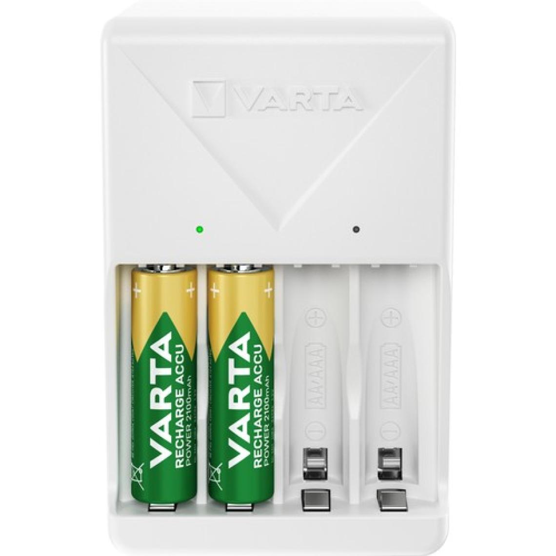 VARTA Plug Şarj Cihazı +4 adet 2100mAh AA Şarj Edilebilir Pil
