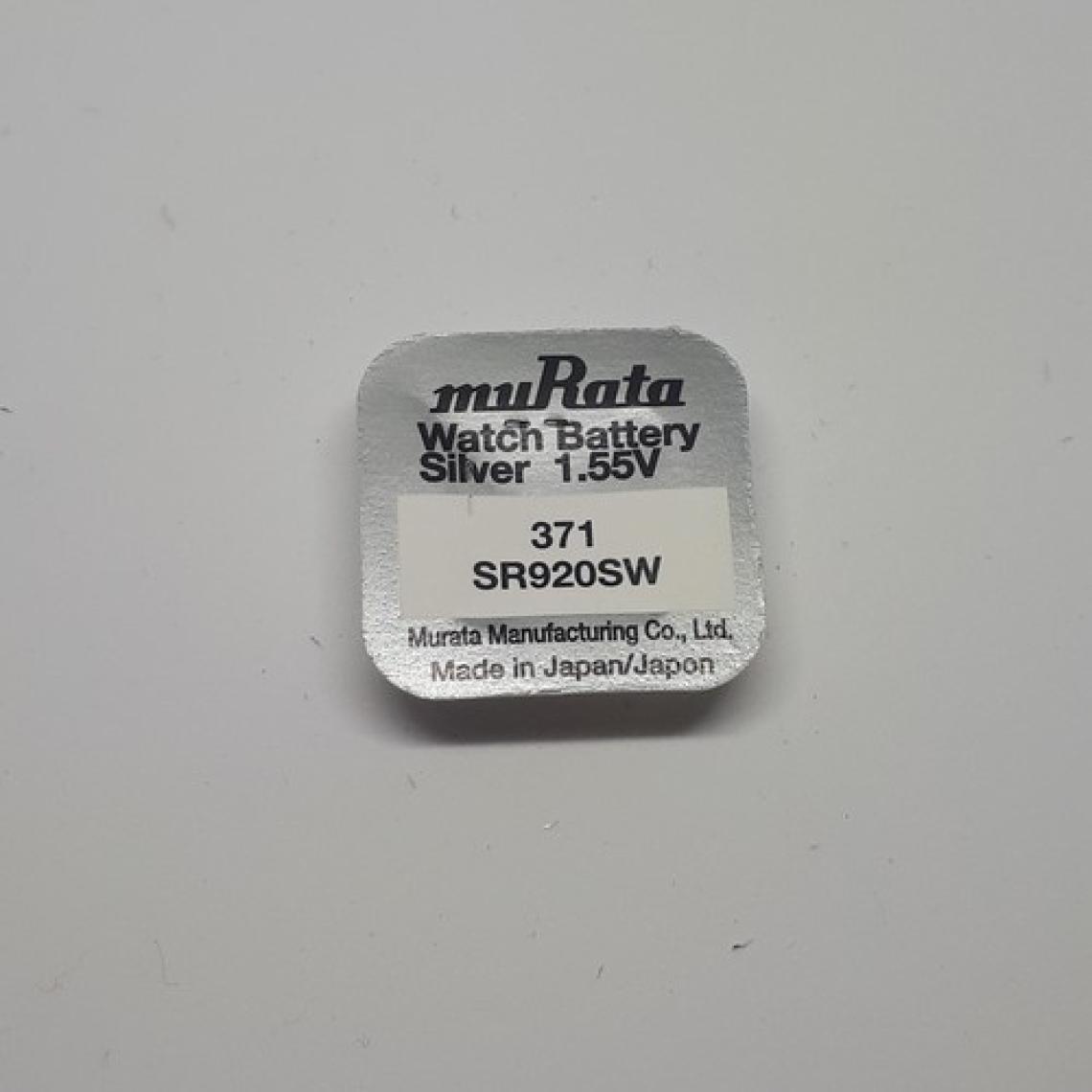 Murata Murata-Sony 371 SR920SW 1,55V Saat Pili