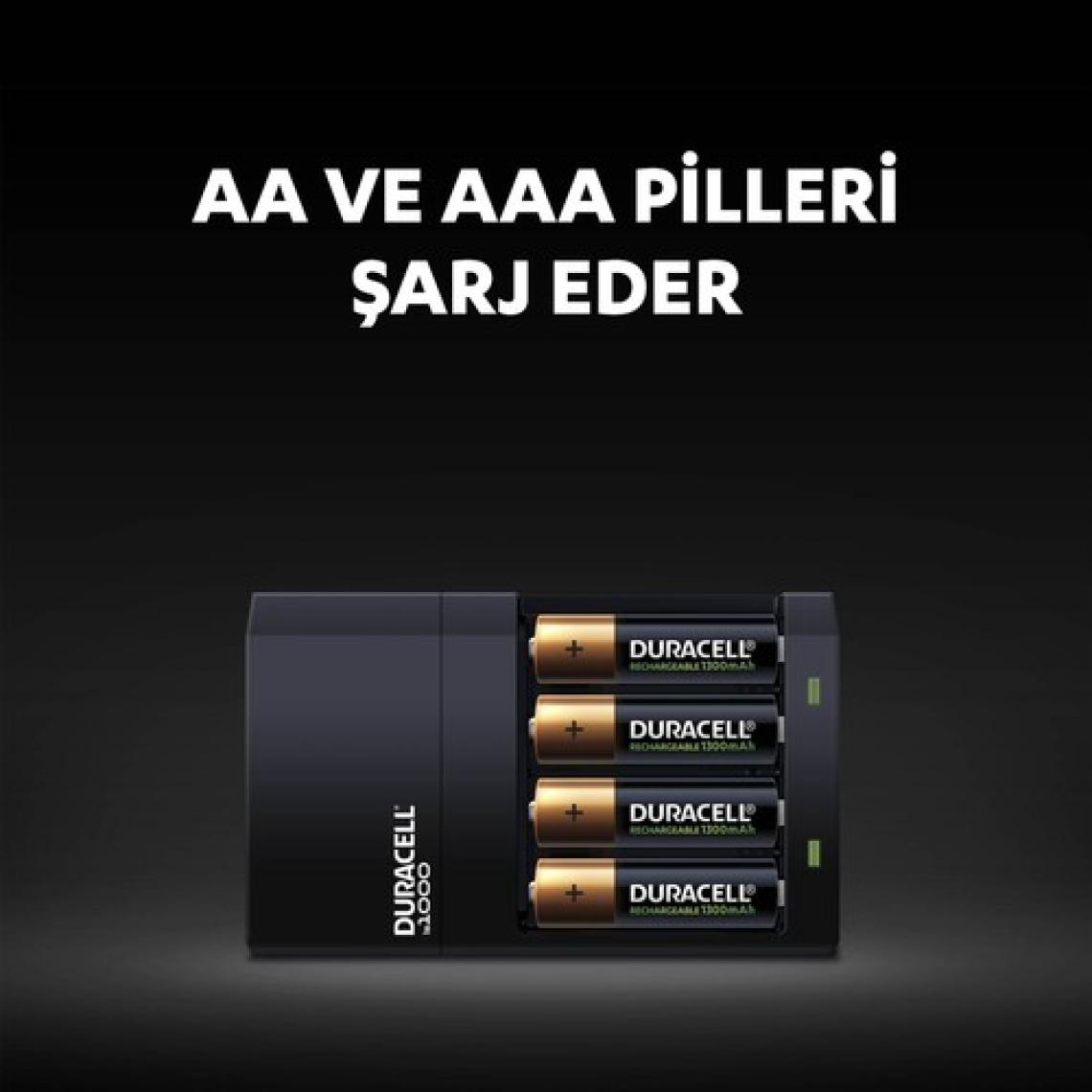 Duracell CEF 14 Şarj Aleti + 2'şer adet AA ve AAA Pil