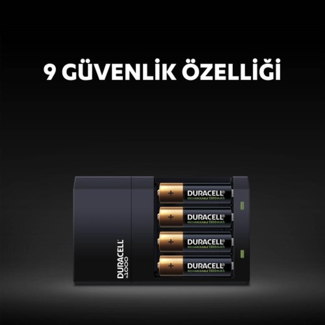 Duracell CEF 14 Şarj Aleti + 2'şer adet AA ve AAA Pil