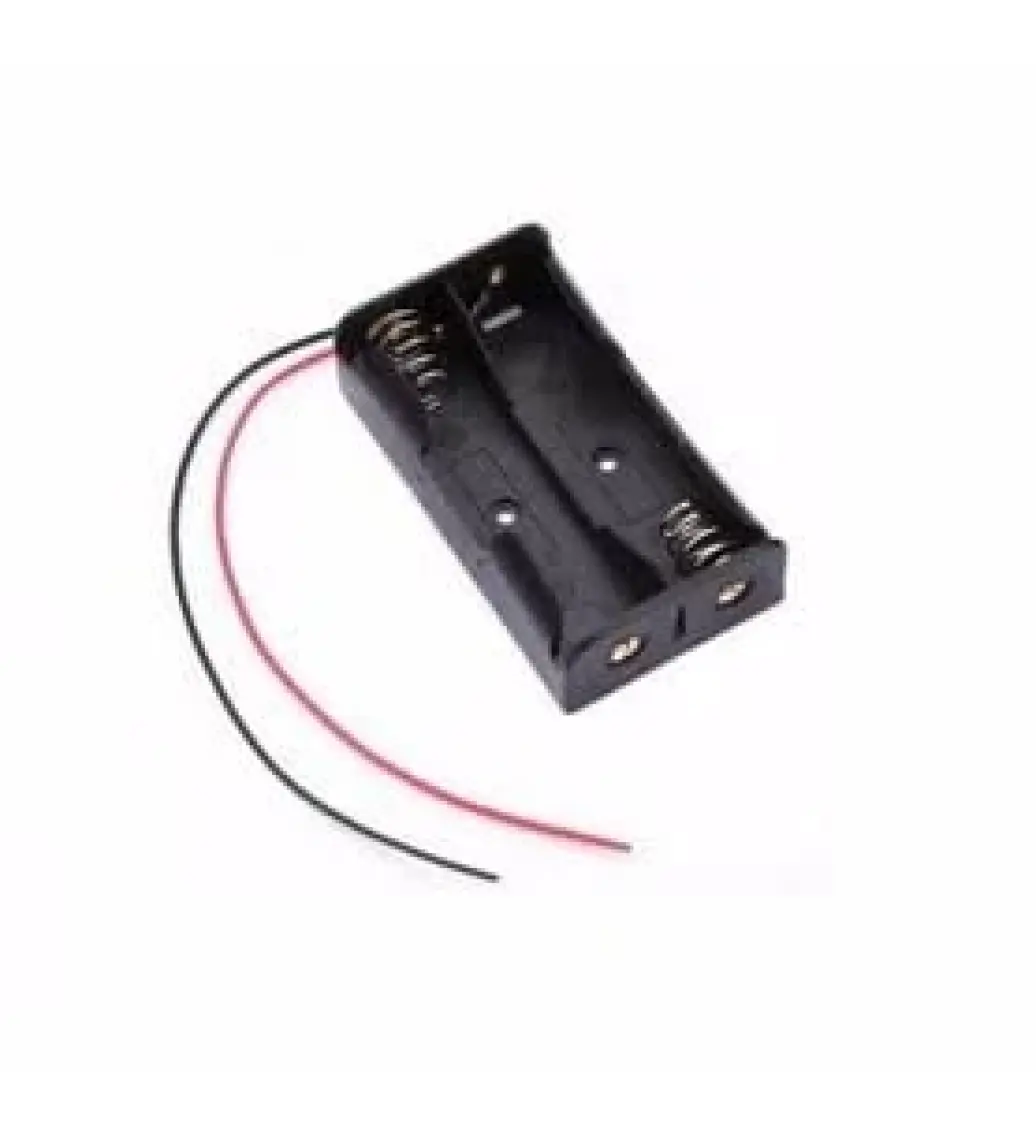 Pst İKili 2 Li 18650 Pil Yuvası Kablolu Tutucu 7.4V Pil Şarj Kutusu