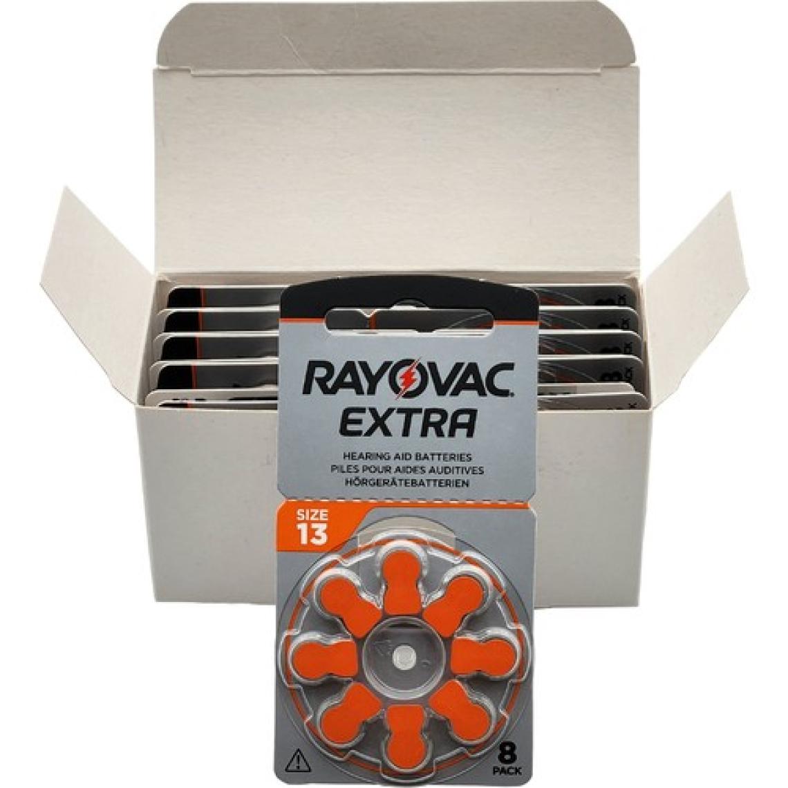 Rayovac 80 Adet Pil  Extra 13 Numara Işitme Cihazı Pili 10 Paket x 8 Adet