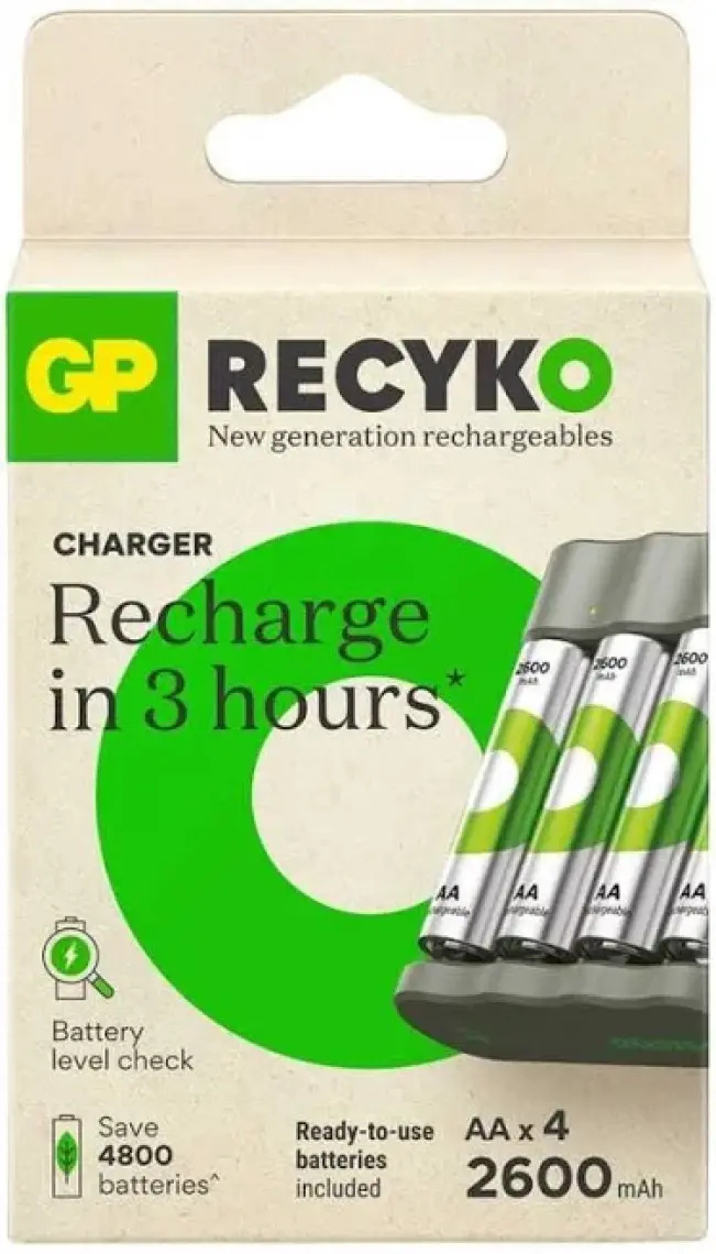 Gp B441-270HCER21-2GTLB4 4x2700 Mah Şarj Cihazı