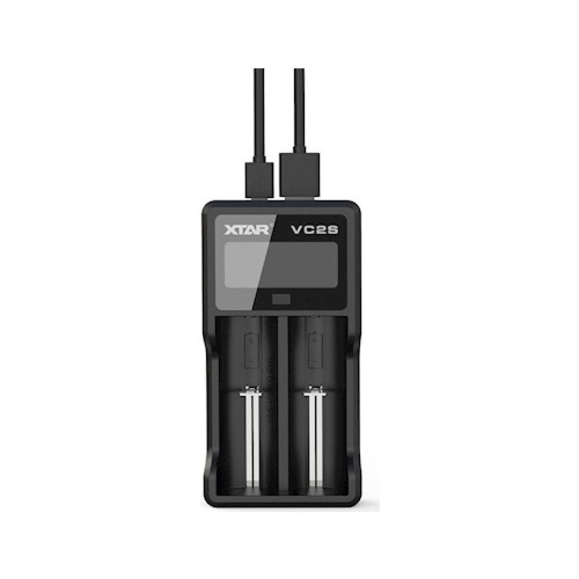 Xtar VC2S - Taşınabilir LCD Ekranlı Li-Ion/ni-Mh/ni-Cd Pil Şarj Cihazı