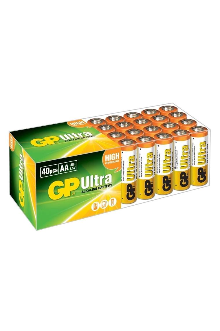 GP LR6 Ultra Alkalin AA 40'lı Pil
