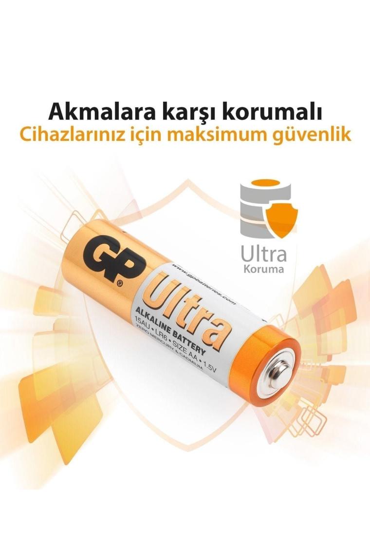 GP LR6 Ultra Alkalin AA 40'lı Pil