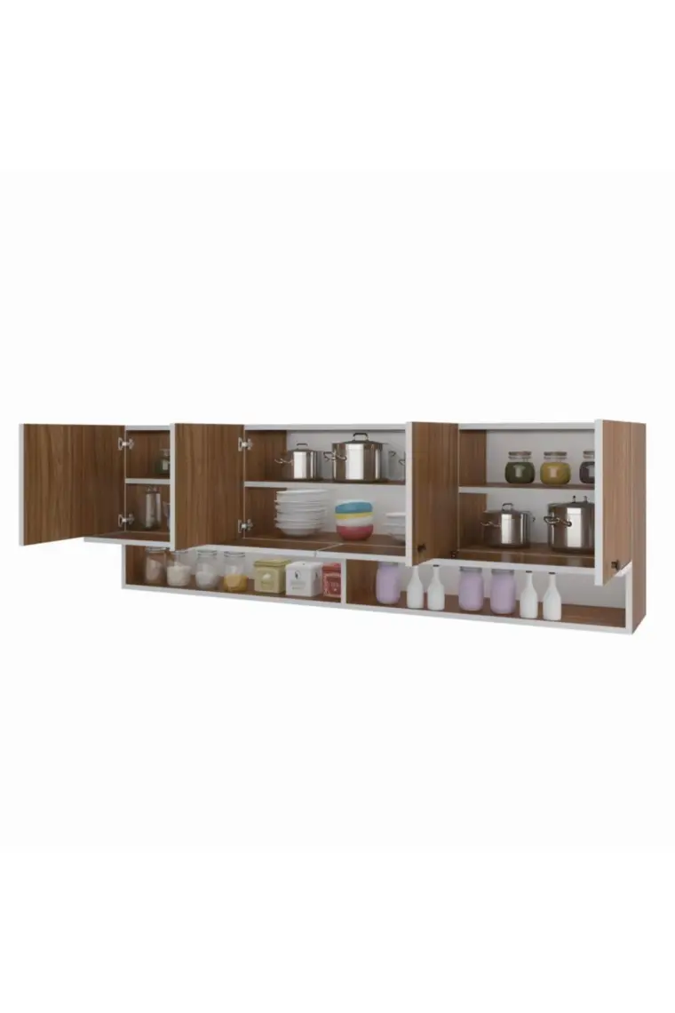 Kenzlife hazır mutfak perenna cvz 060*180*32 mutfak banyo dolabı kapaklı raflı
