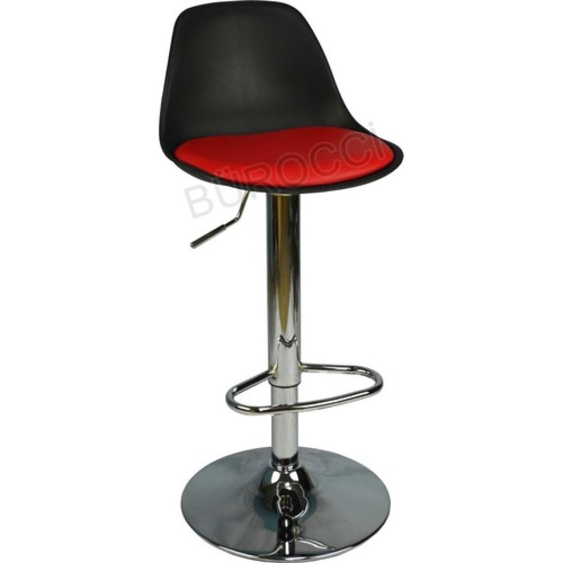 Boombar Nadya Bar Sandalyesi - Kırmızı Deri - 9537S0116