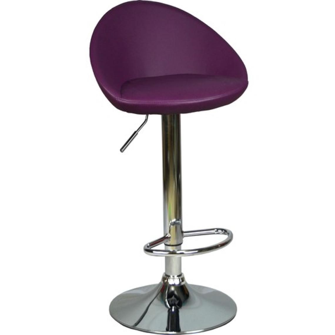 Boombar Larissa Bar Sandalyesi -Mor Deri - 9520Q0124