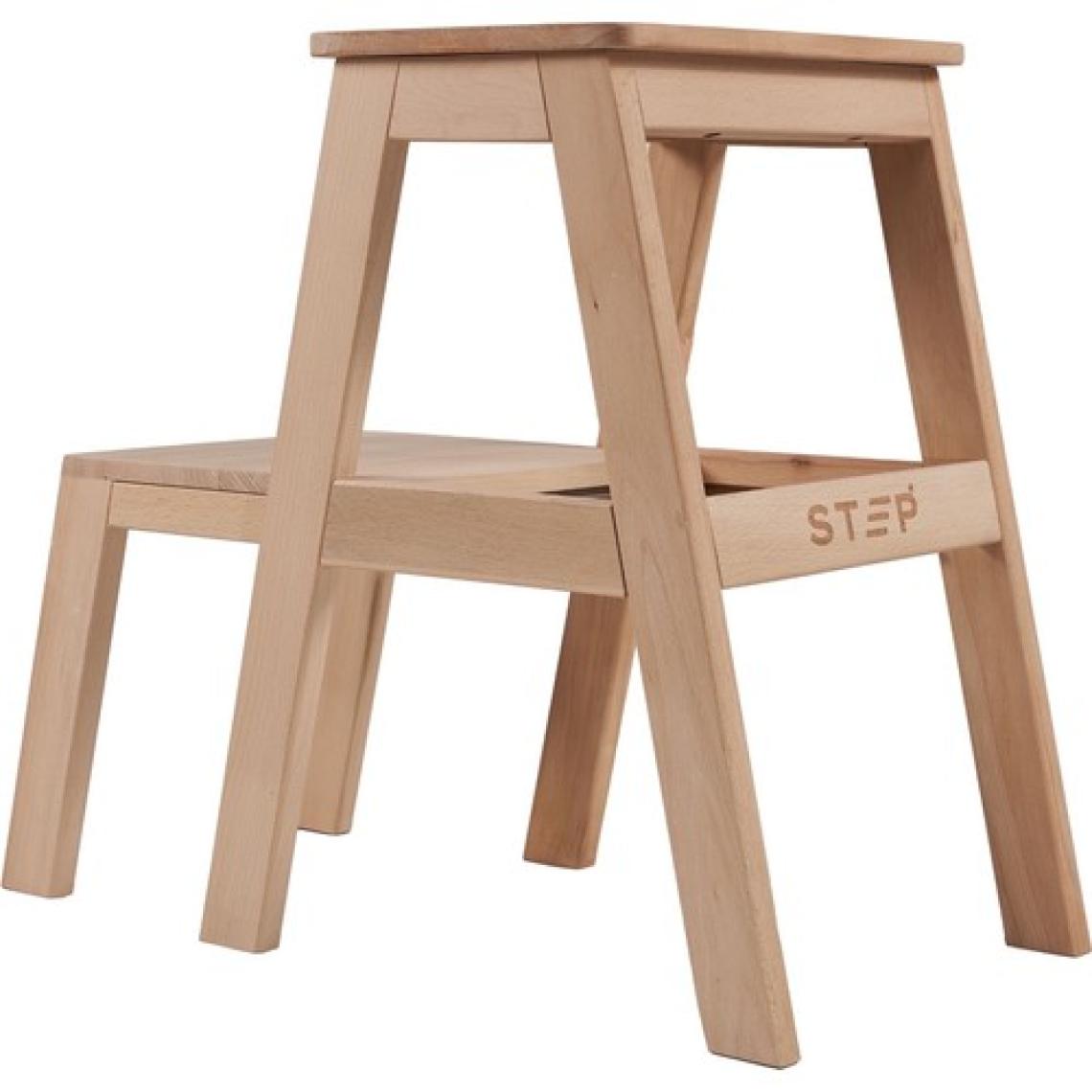 STEP KARYA İKİ BASAMAKLI MASİF TABURE MERDİVEN (YÜKSEKLİK 55 CM)