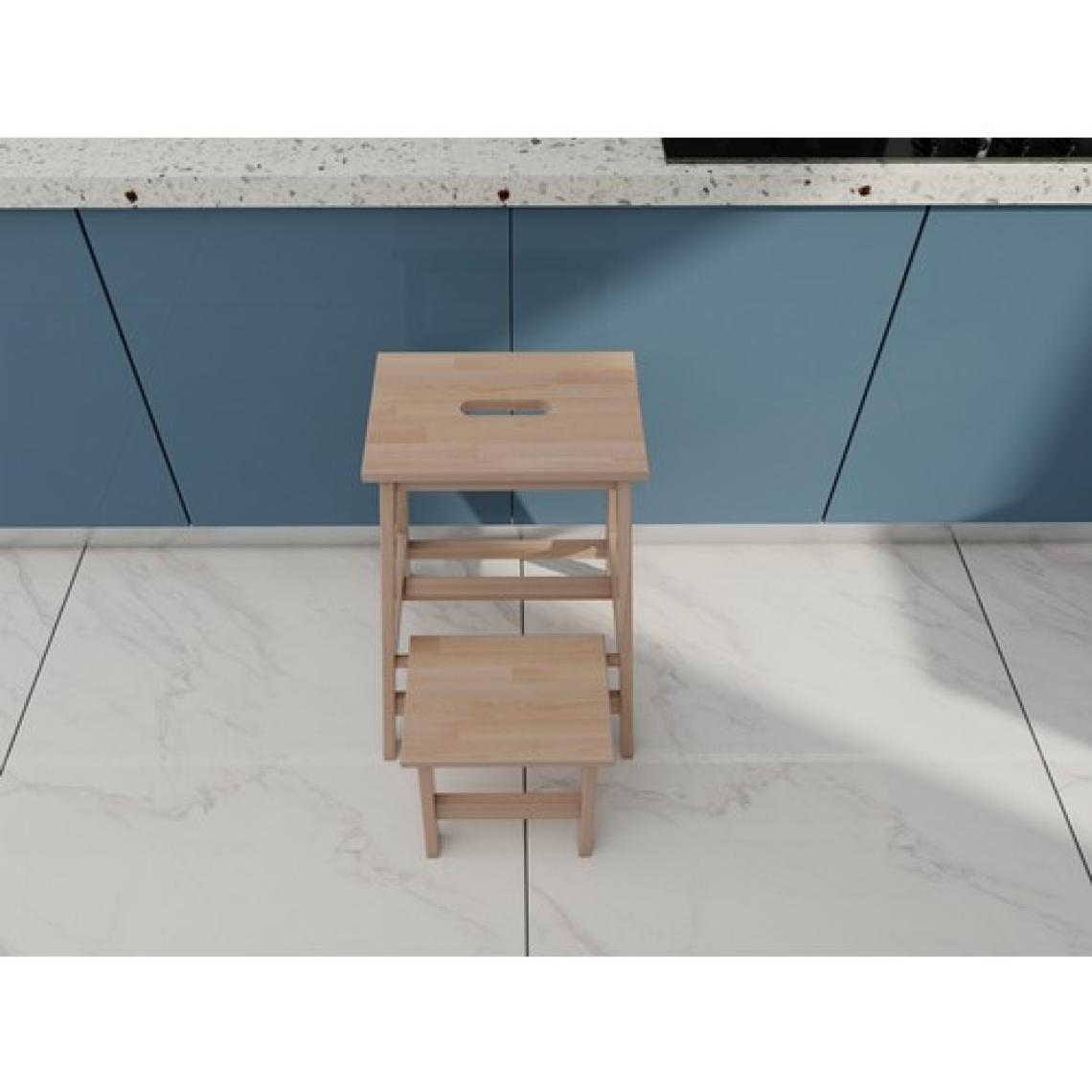 FASTWOOD Ahşap Katlanabilir Basamaklı Tabure