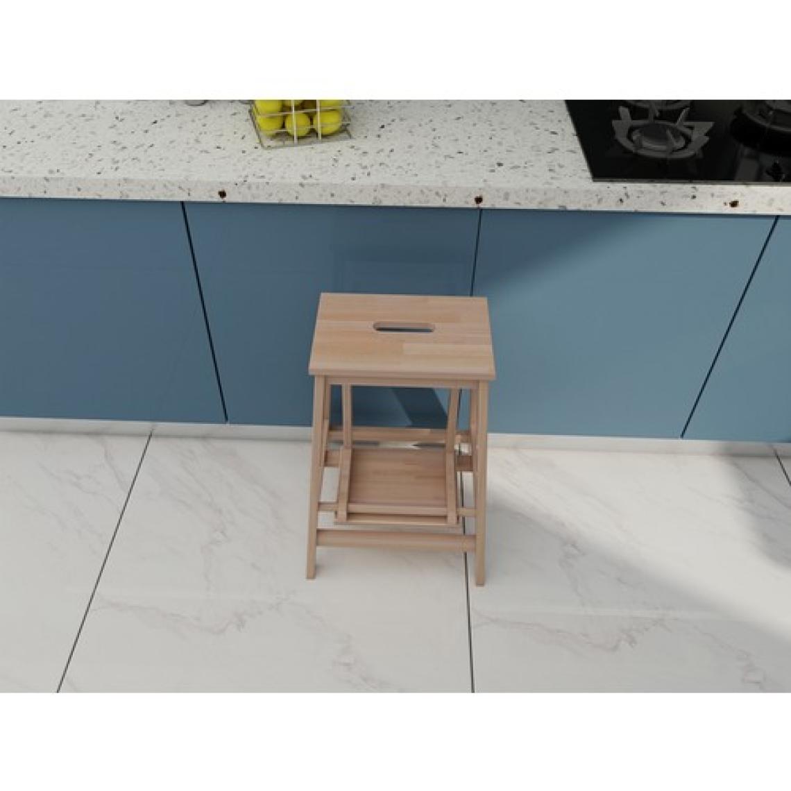 FASTWOOD Ahşap Katlanabilir Basamaklı Tabure