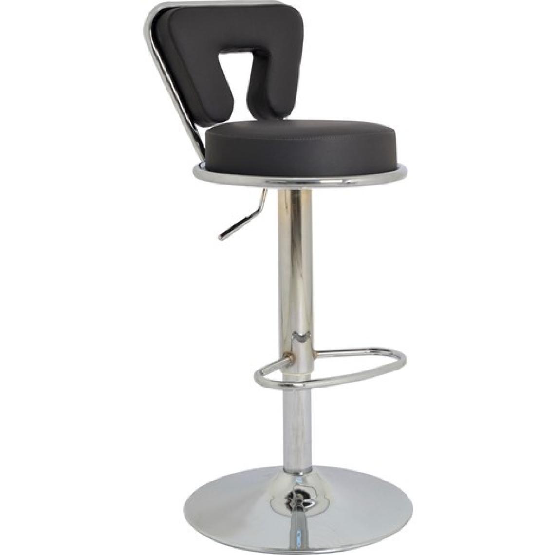 Boombar Virago Bar Sandalyesi - Gri Deri - 9540S0125