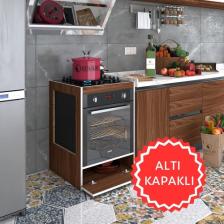 Kenzlife ankastre modülü kabini vanadyum3 cvz fırın ocak dolabı kapaklı