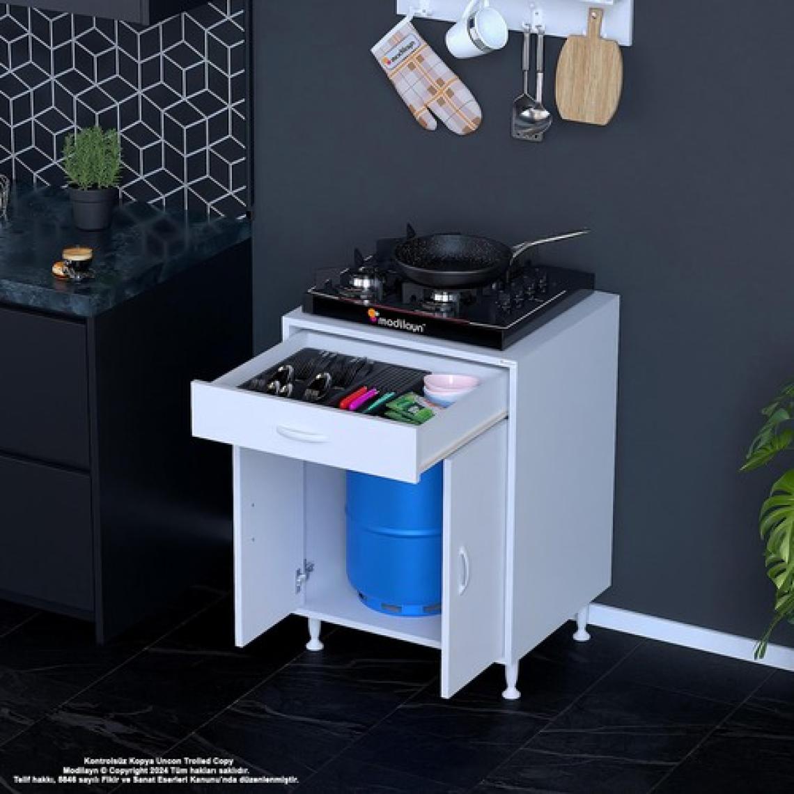 Modilayn Banyo Dolabı Set Altı Dolap Çok Amaçlı Mutfak Dolabı