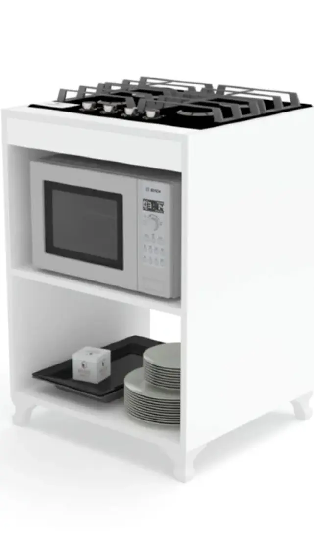 Kenzlife ocak dolabı figen byz 85x60x57 mutfak modül mini fırın  ankastre ocak için