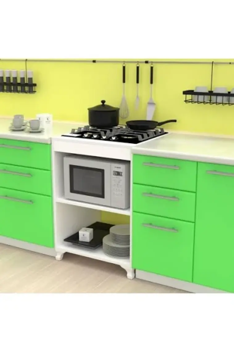Kenzlife ocak dolabı figen byz 85x60x57 mutfak modül mini fırın  ankastre ocak için
