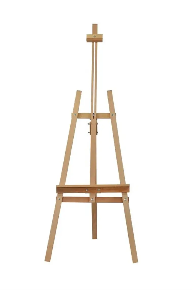 Eğiten Kitap Ahşap Resim Ressam Sehpası Ayarlanabilir Şövale 172 cm