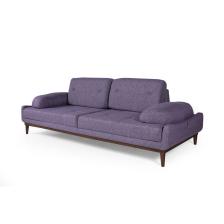 Perla Sofa Nelson Üçlü Koltuk Keten Mor
