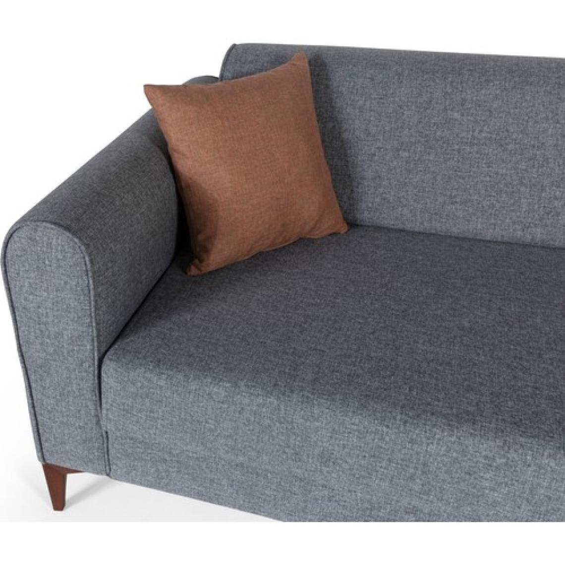 Perla Sofa Ferranti Yataklı Sandıklı Kanepe Açık Gri