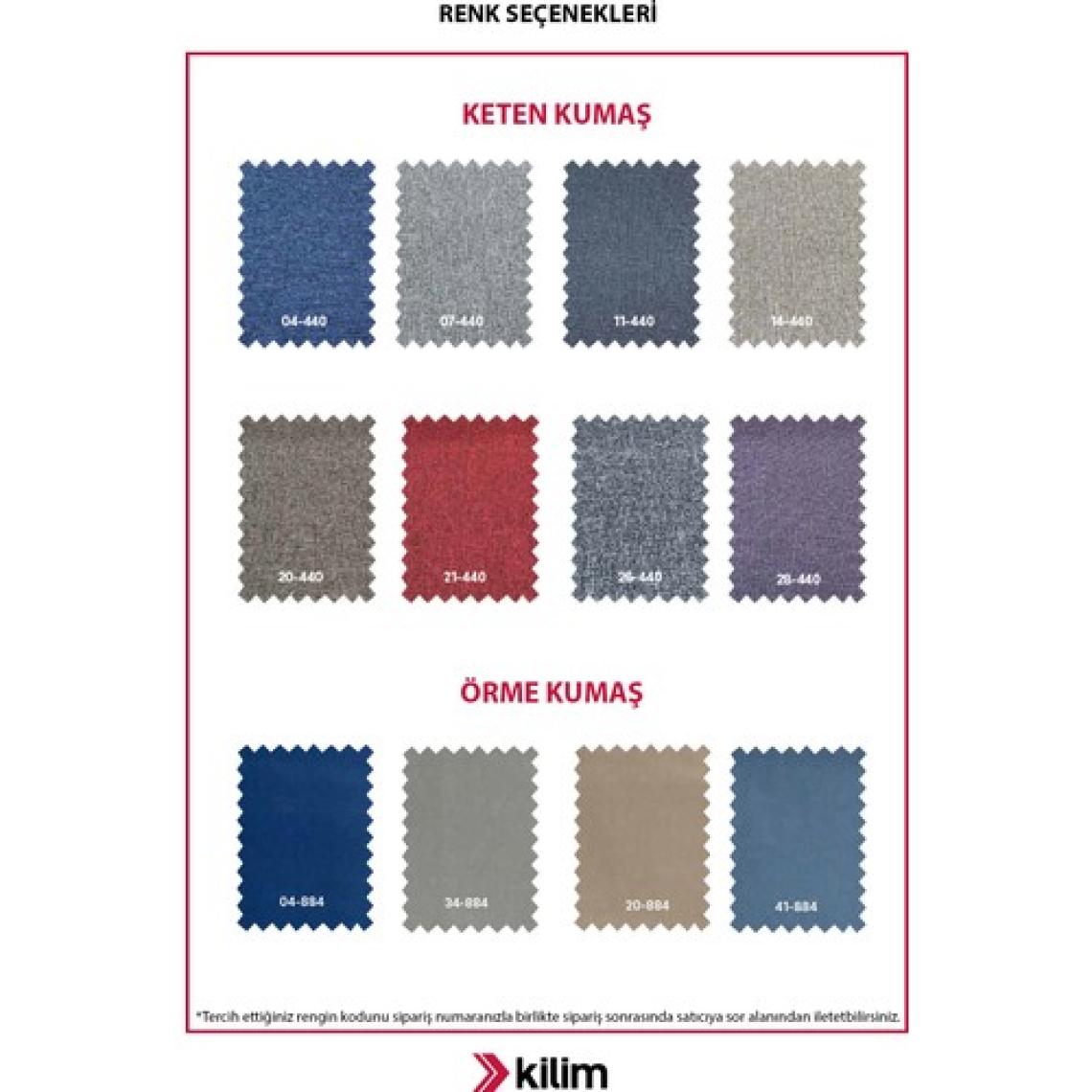 Kilim Mobilya Adonis Çift Kişilik Yataklı Kanepe 140'LIK