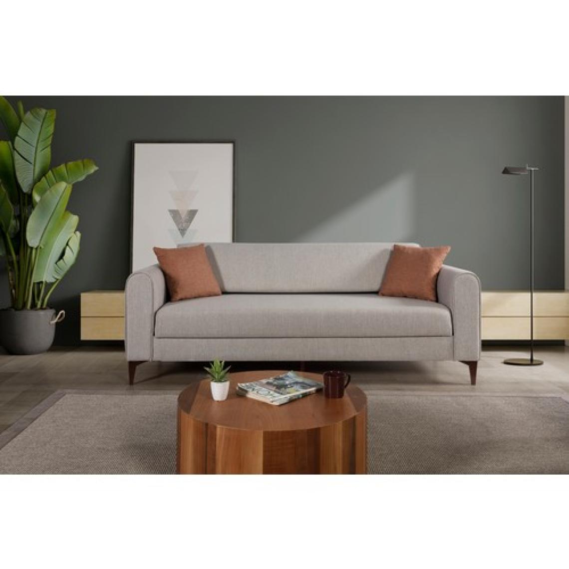 Perla Sofa Ferranti Yataklı Sandıklı Kanepe Krem