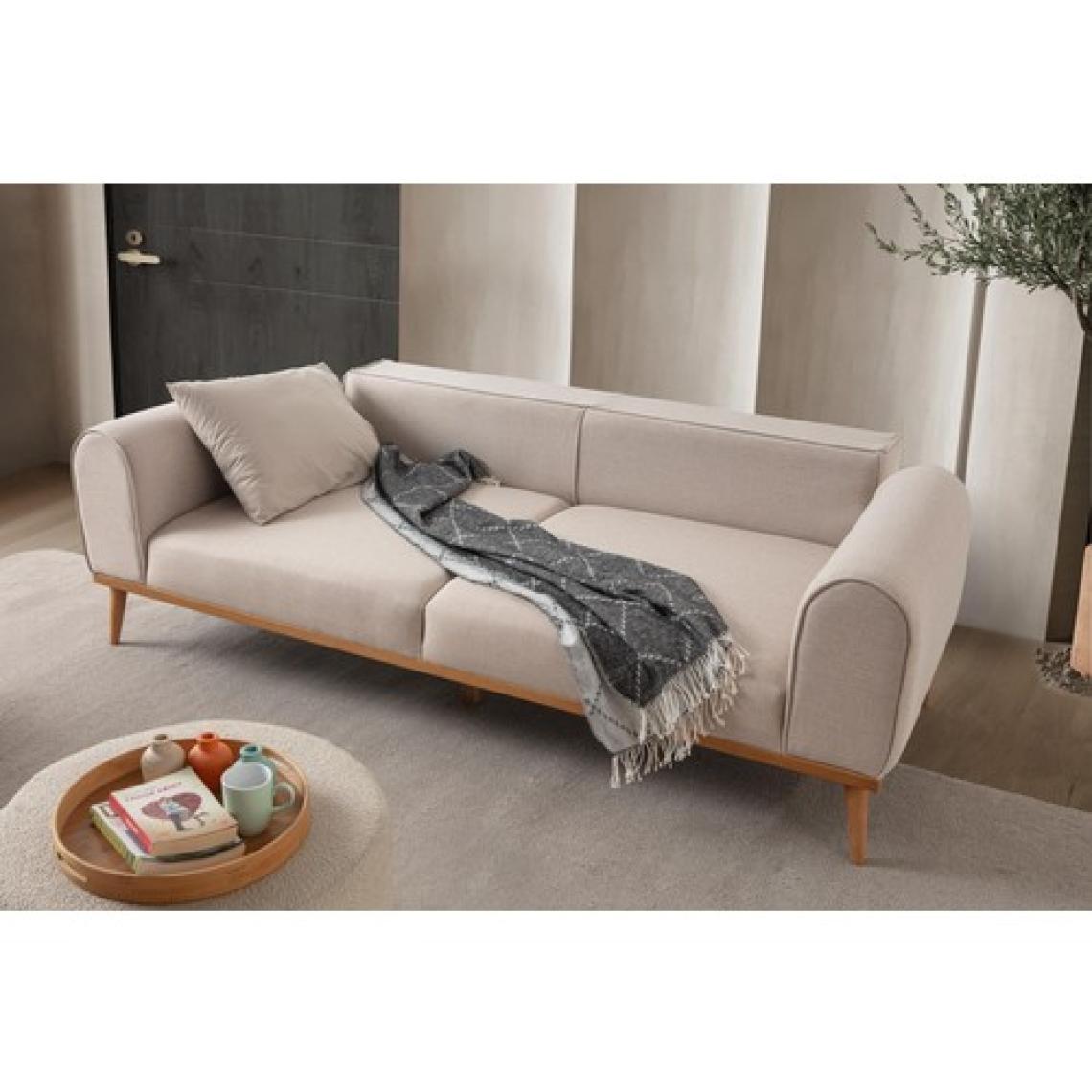 Edsy Home Rebull 3'lü Koltuk Sütlü Kahve