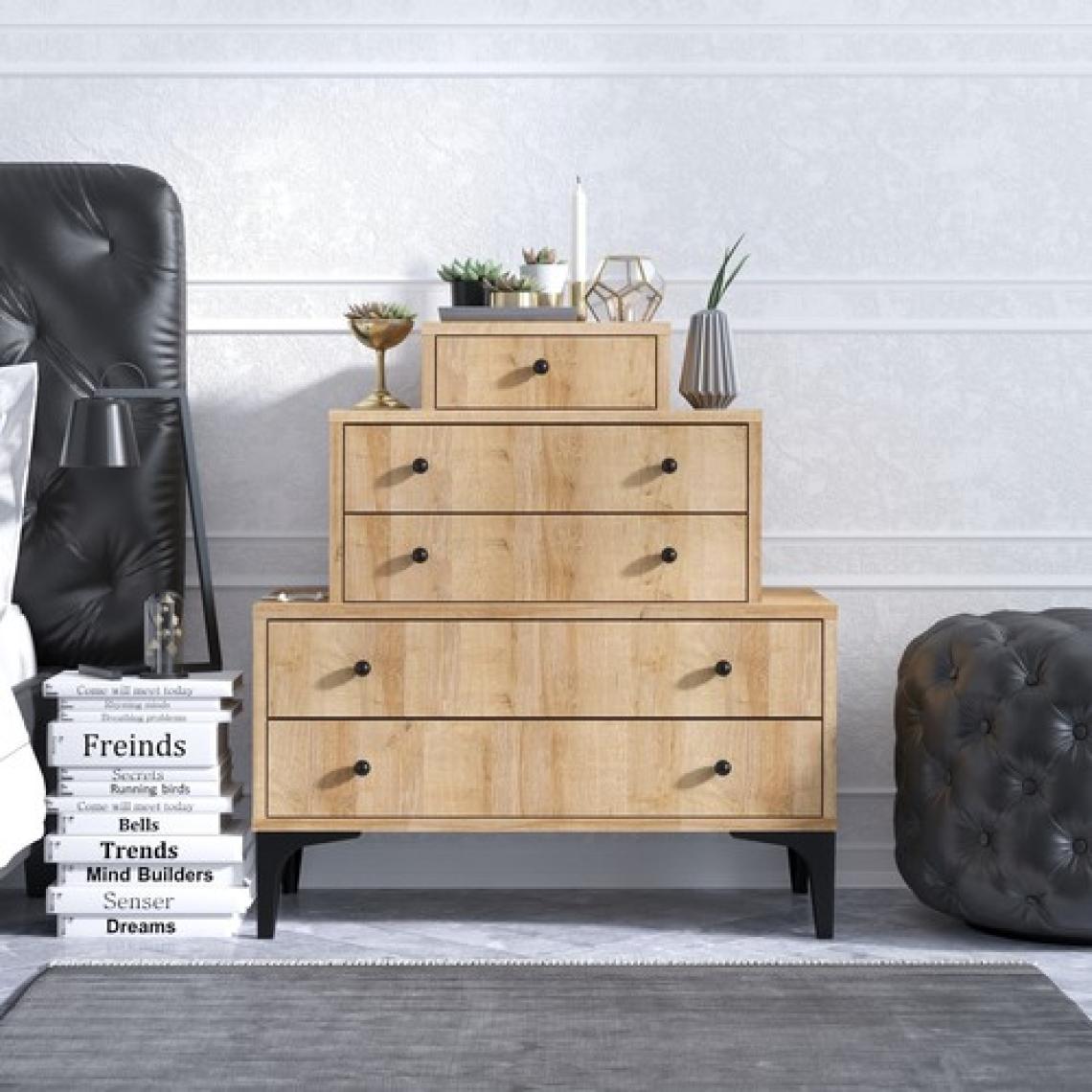 Decormet Gobi Şifonyer Safir Meşe