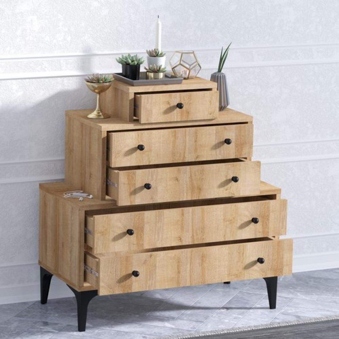 Decormet Gobi Şifonyer Safir Meşe