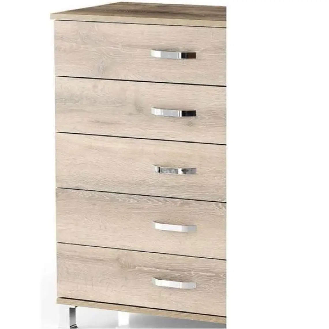 Sivas Gözde   Ekonomik Yüksek 5 Çekmeceli Şifonyer 73 x 45 x 125 cm