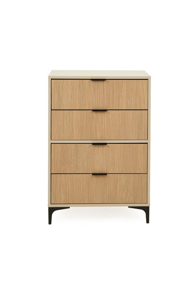 Prestige 4 Çekmeceli Şifonyer - Vizon / Yunus - 70 cm