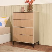 Prestige 4 Çekmeceli Şifonyer - Vizon / Yunus - 70 cm