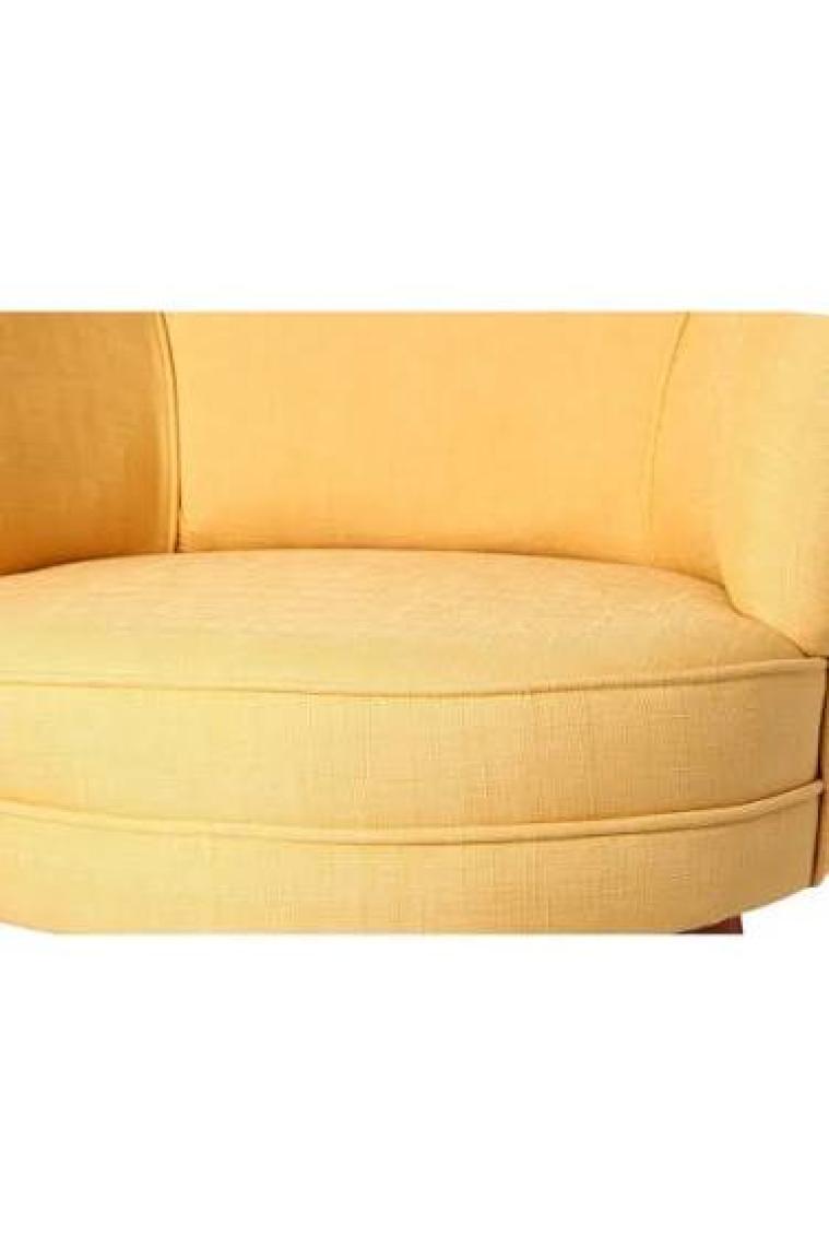 Ze10 Design Victoria Tekli Koltuk Sarı