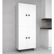 Labelladizayn 4 Bölmeli Çok Amaçlı Mutfak Kiler Banyo Dolabı 50 Cm  MDF