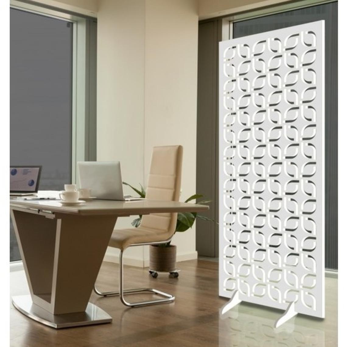 Liar Ahşap Seperatör (Paravan) - KSP-27 - (10 mm) - (69 cm x 139 cm) - (Beyaz)