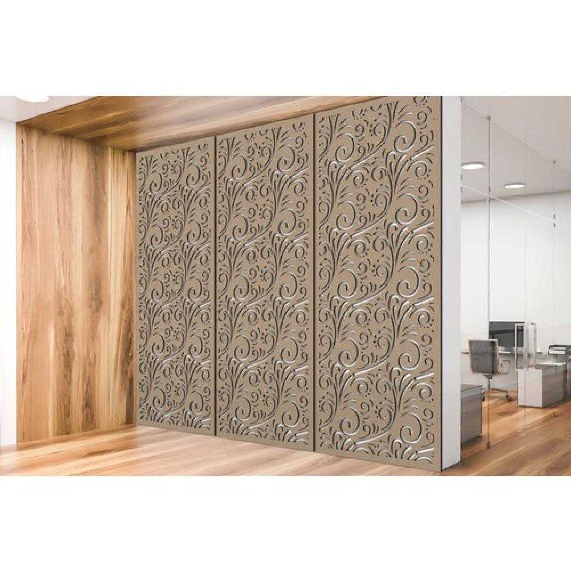 Liar Ahşap Seperatör (Paravan) - KSP-13 - (18 mm) - (100 cm x 210 cm) - (Ham)