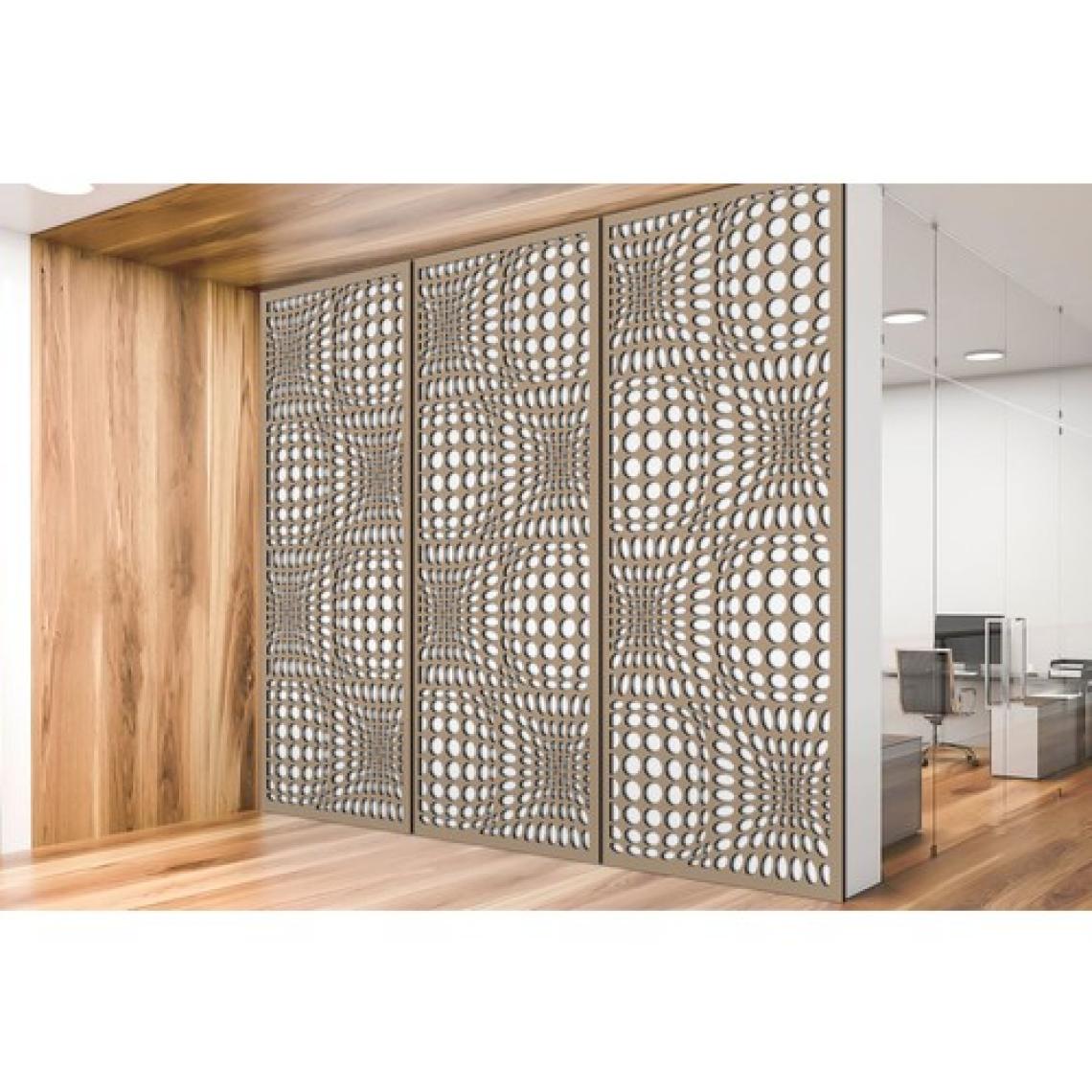 Liar Ahşap Seperatör (Paravan) - KSP-106 - (18 mm) - (100 cm x 210 cm) - (Ham)