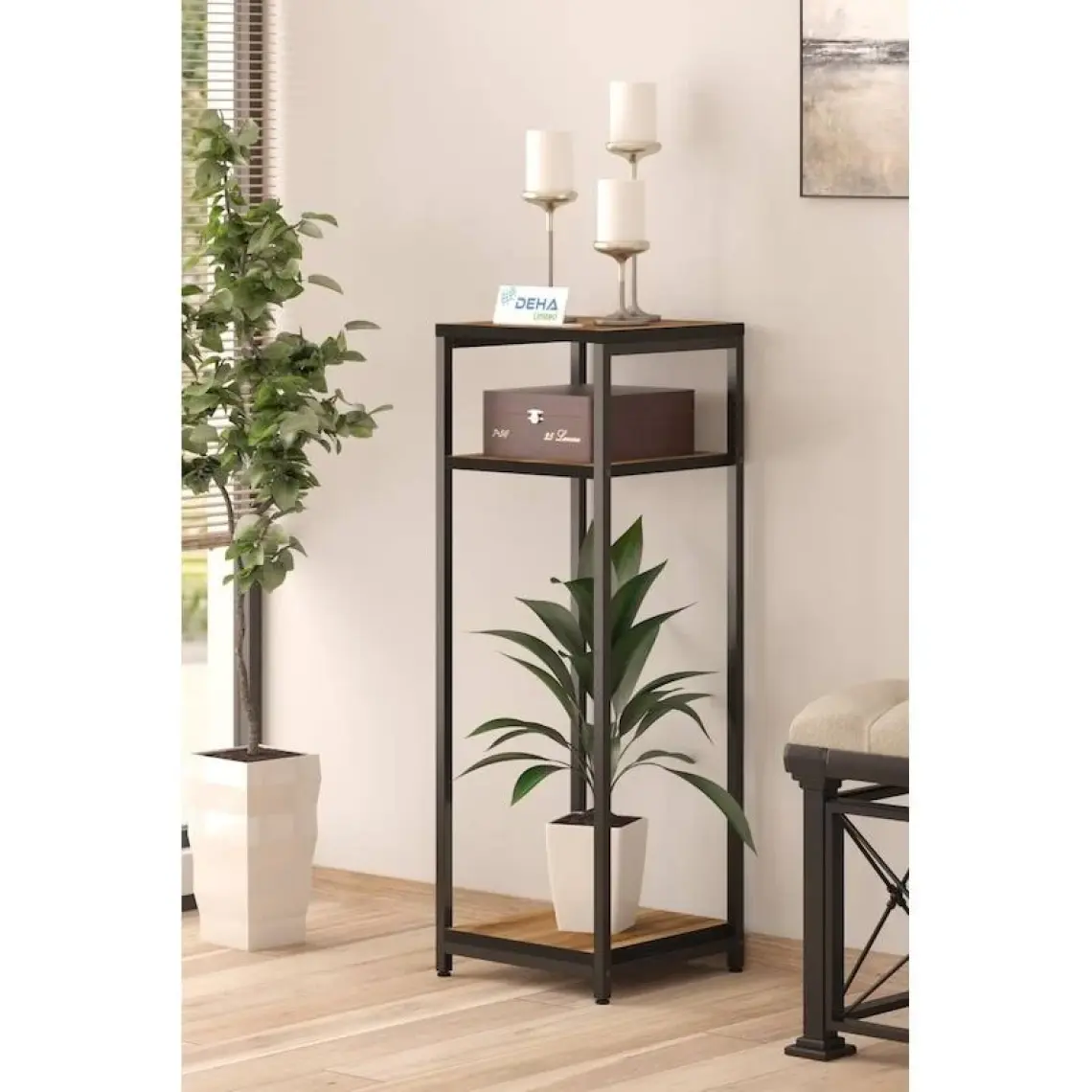 Dehalimited DH10 Damacanalık Sehpa Çok Amaçlı Raflı Dolap Mutfak Organizer  Sehpası Yan Çiçeklik Sehpa