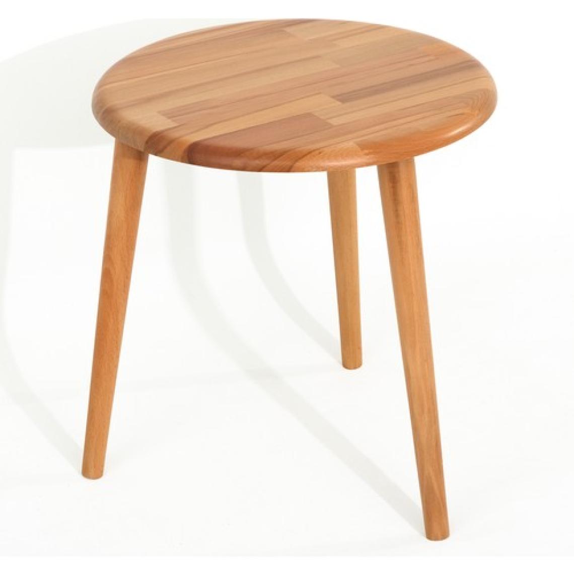 Faw Decor Yuvarlak Masif Doğal Naturel Tekli 2'li 3'lü Zigon Sehpa Set Modern Masif Yan Sehpa Seti