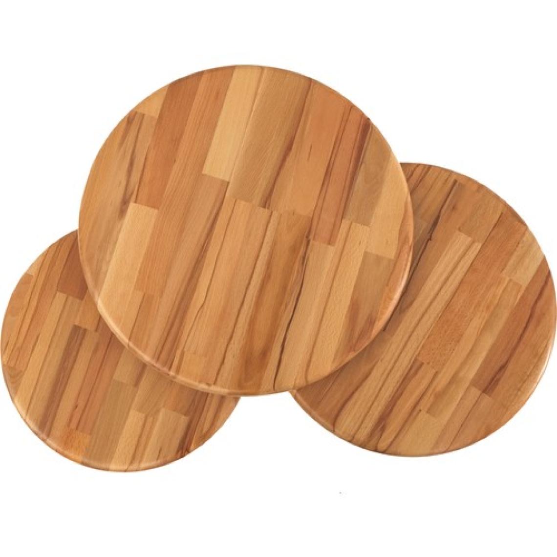 Faw Decor Yuvarlak Masif Doğal Naturel Tekli 2'li 3'lü Zigon Sehpa Set Modern Masif Yan Sehpa Seti